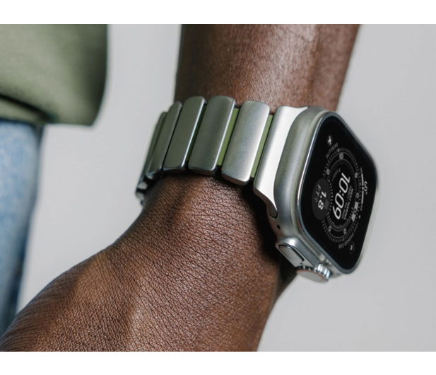 Nomad Stratos Band Natural Titanium Forest Green FKM AW 45/46/49mm - 1537894 - zdjęcie 5